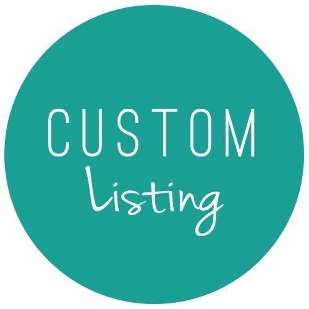 Custom Listing for Meg